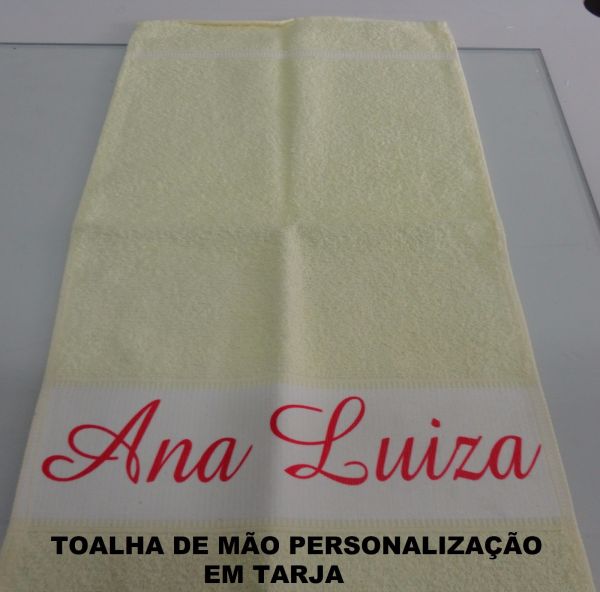 Toalha de Mão Personalizada